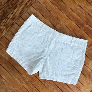 Ann Taylor White Eyelet Shorts